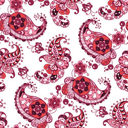 seamless pattern with ornamental elements vector image