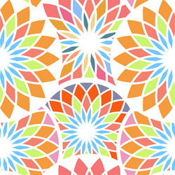 abstract seamless pattern with mosaic elements vector image