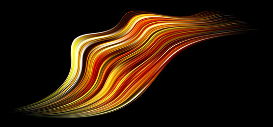 cloth colorful abstract twisted fluide shape flow vector image