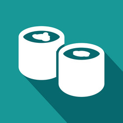 abstract isolated object allusive to japanese vector image