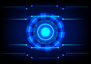 graphics design digital circuit diagram vector image