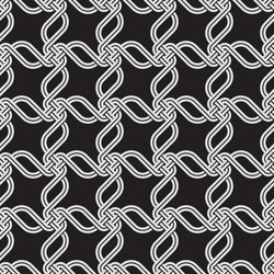 Macrame Chainlink Pattern vector image
