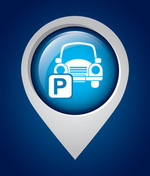 Parking sign vector