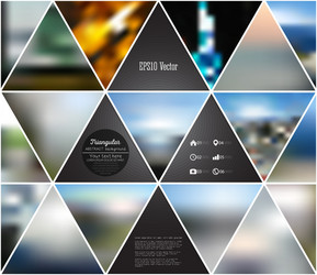 abstract multicolored background of blurred nature vector image