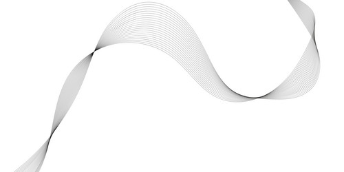 Abstract wave element for design digital vector