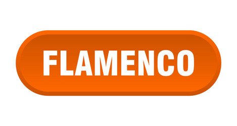 flamenco button rounded sign on white background vector image