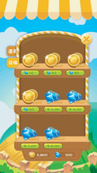 complete set of level button game ui pop-up icon vector image