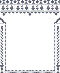set of decorative border frames vector image