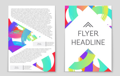 abstract layout background set for art vector image