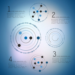 Abstract Network Connection Diagram vector image