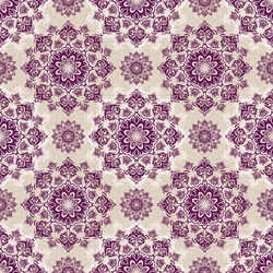 seamless baroque damask luxury background vector image