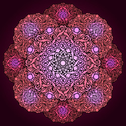 decorative background with a circular vector image