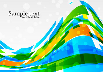 Dynamic Abstract Line Background vector image