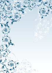 Floral Scroll Pattern vector image