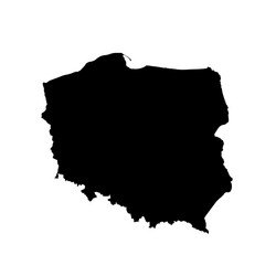 Isolated Poland Map Vector Image