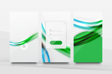 mobile application interface background design vector image