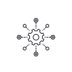 Software Automation Icon vector image