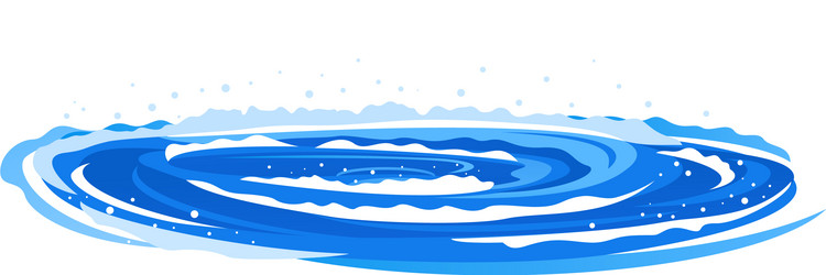 whirlpool isolated vector