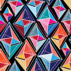 Abstract pattern polygons vector