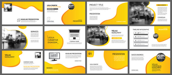 presentation and slide layout background design vector image