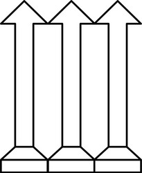 arrow pointer symbol vector image