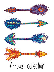 Arrows american indian symbol Royalty Free Vector Image