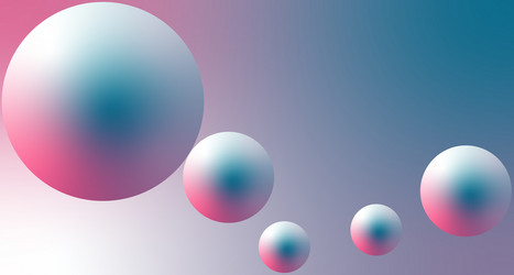 abstract background balls gradient for any purpose vector image
