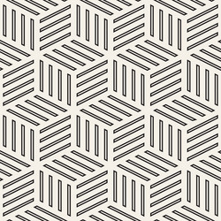 Cubic grid tiling endless stylish texture vector