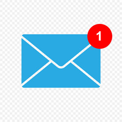New Message Icon - Inbox vector image