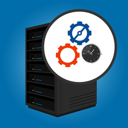 cron job task scheduled automatically running vector image