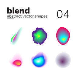 Abstract chaotic shape form for your design vector