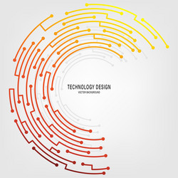 Technology Circuit Background vector image