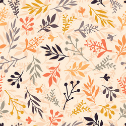 Abstract Leaf Pattern vector image