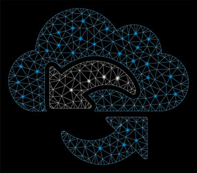 flare mesh wire frame update with spots vector image