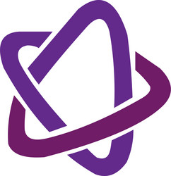 star icon with slightly rounded corners vector image
