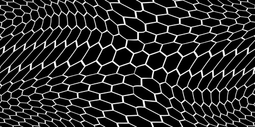 3d undulating structure composed of graphene vector image