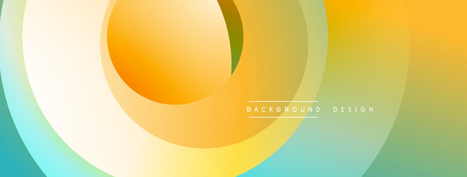 abstract layers create vibrant gradient circular vector image