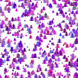 Abstract random pine tree pattern background vector