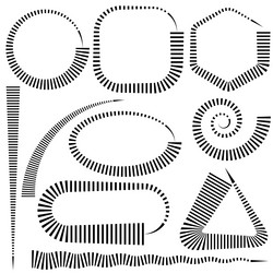 circle countdown icon timer symbol interval vector image