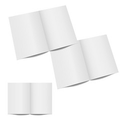 mockup clean notepad Vector Image