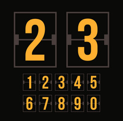 outline countdown timer white color flat vector image