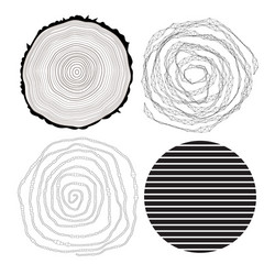 various abstract patterns vector image