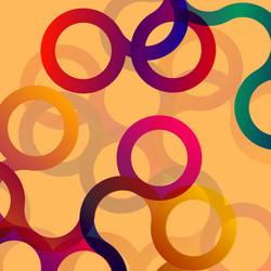 abstract background with colorful circles vector image