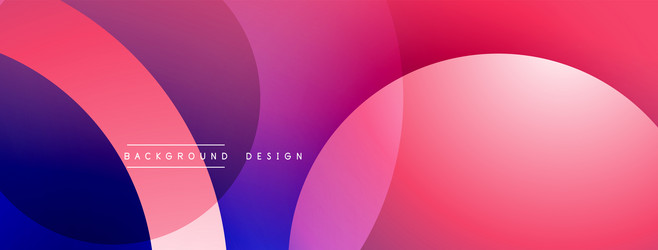 abstract gradients overlapping circles create vector image