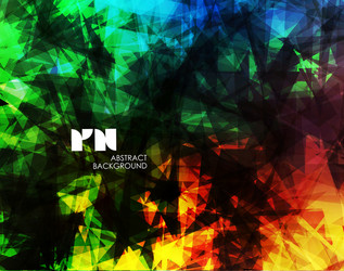 abstract colorful lines background vector image