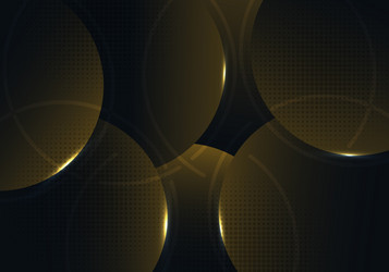 abstract luxurious pattern of rounded circles vector image