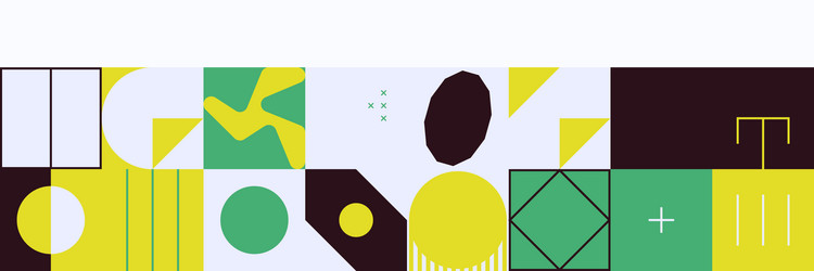 deconstructed abstract pattern design vector image