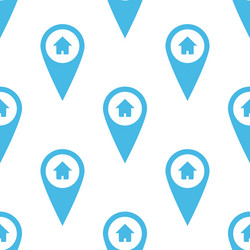 home pointer seamless pattern vector image