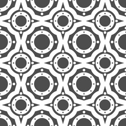 seamless pattern with techno elements vector image