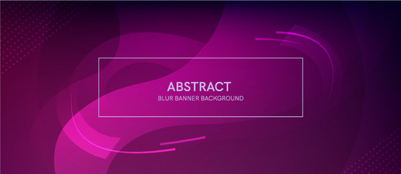 Abstract banner with a gradient shapes and blur vector